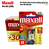 (Snapshop) Pin Tiểu AA Maxell Super Alkaline Nhật Bản Chính Hãng