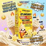 Bao Cao Su Love Kiss MAXXMEN Vanilla Siêu Mỏng 0.02mm Hương Vani Hộp 10 Cái