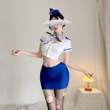 Cosplay Thủy Thủ Ôm Body Sexy Gợi Cảm Áo Croptop - N721