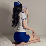 Cosplay Thủy Thủ Ôm Body Sexy Gợi Cảm Áo Croptop - N721