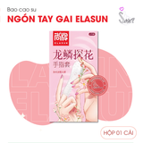 (Snapshop) Bao Cao Su Ngón Tay Gai Elasun 1 Ngón - Hộp 1 Cái Chính Hãng