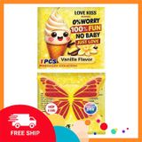 (Che Tên Khi Giao) Bao Cao Su Love Kiss MAXXMEN Vanilla Siêu Mỏng 0.02mm Hương Vani Hộp 1 Cái - Snapshop