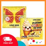 (Che Tên Khi Giao) Bao Cao Su Love Kiss MAXXMEN Vanilla Siêu Mỏng 0.02mm Hương Vani Hộp 1 Cái - Snapshop