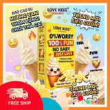 (Che Tên Khi Giao) Bao Cao Su Love Kiss MAXXMEN Vanilla Siêu Mỏng 0.02mm Hương Vani Hộp 10 Cái Cao Cấp Bảo Đảm
