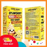 (Che Tên Khi Giao) Bao Cao Su Love Kiss MAXXMEN Vanilla Siêu Mỏng 0.02mm Hương Vani Hộp 10 Cái Cao Cấp Bảo Đảm