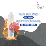 (Snapshop) Bao Cao Su Maxxmen 5in1 Siêu Mỏng 0.03mm Chính Hãng