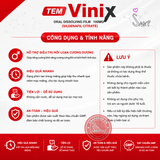 (Snapshop) Tem Ngậm Tăng Cường Sinh Lý Vinix 100mg Chính Hãng