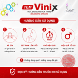 (Snapshop) Tem Ngậm Tăng Cường Sinh Lý Vinix 100mg Chính Hãng