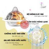 (Snapshop) Bao Cao Su Kéo Dài Thời Gian OLO 0.01 Lửa Băng - Hộp 10 Cái Chính Hãng