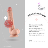 (Snapshop) Dương Vật Dính Tường Siêu Mềm Lovetoy Sliding Skin Dong 9.5 Chính Hãng
