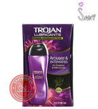 (Snapshop) Gel Bôi Trơn Se Khít Tăng Khoái Cảm Trojan Arouses Intensifies Cao Cấp - Chai 88ml Chính Hãng