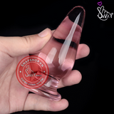 (Snapshop) Phích Cắm Hậu Môn Thuỷ Tinh Size L Chính Hãng