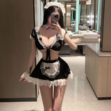 Trang Phục Cosplay Hầu Gái Sexy Bonita Xẻ Ngực Hở Lưng Gợi Cảm Set Ngủ Cô Giúp Việc Maid Kèm Phụ Kiện Dễ thương - N379