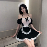 Đồ Cosplay Sexy Hầu Gái Hở Lưng Gợi Cảm Tinh Tế Váy Ngủ Maid Nàng Hầu Dáng Xoè Siêu Đáng Yêu Quyến Rũ - N870