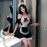 Đồ Cosplay Sexy Hầu Gái Hở Lưng Gợi Cảm Tinh Tế Váy Ngủ Maid Nàng Hầu Dáng Xoè Siêu Đáng Yêu Quyến Rũ - N870