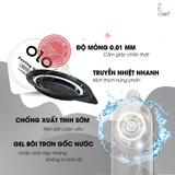 (Snapshop) Bao Cao Su OLO Đen Siêu Mỏng, Hương Vani - Hộp 10 Cái Chính Hãng