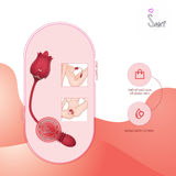 (Snapshop) Trứng Rung Lưỡi Liếm Hình Bông Hồng Rung Thục 10 Chế Độ Chính Hãng