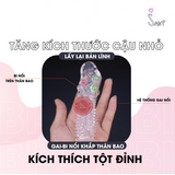 (Snapshop) Đôn Dên Tăng Kích Thước Trong Suốt Kiểu Bi Gai Chính Hãng