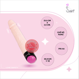 (Snapshop) Dương Vật Giả Baile Sex Flesh Vibe Rung Ngoáy Đa Chế Độ Chính Hãng