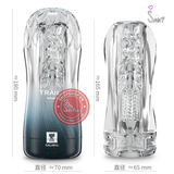 (Snapshop) Âm Đạo Giả Cốc Galaku Trail II - Silicone Trong Suốt Chính Hãng