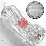 (Snapshop) Âm Đạo Giả Cốc Galaku Trail II - Silicone Trong Suốt Chính Hãng