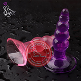 (Snapshop) Phích Cắm Kích Thích Hậu Môn Silicone Dính Tường Chính Hãng