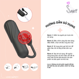 (Snapshop) Trứng Rung Hình Viên Đạn Yeain Vibrator 10 Chế Độ Rung Chính Hãng