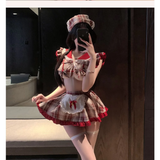 Đồ Cosplay Sexy Hầu Gái Nơ Chuông Đáng Yêu Gợi Cảm Đồng Phục Học Sinh Sọc Caro Siêu Dễ Thương Quyến Rũ - N869