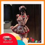 (Che Tên Khi Giao) Đồ Cosplay Sexy Hầu Gái Nơ Chuông Đáng Yêu Gợi Cảm Đồng Phục Học Sinh Sọc Caro Siêu Dễ Thương Quyến Rũ - N869 Bảo Mật Tuyệt Đối