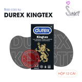 (Snapshop) Bao Cao Su Size Nhỏ 49mm Durex Kingtex - Hộp 12 Cái Chính Hãng