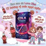 Bao Cao Su Love Kiss Maxxmen Cola Hộp 12 Cái – Gân Gai Kéo Dài Thời Gian, Hương Cola Ngọt Ngào - Hộp 12 Cái