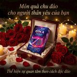 Bao Cao Su Love Kiss Maxxmen Cola Hộp 12 Cái – Gân Gai Kéo Dài Thời Gian, Hương Cola Ngọt Ngào - Hộp 12 Cái