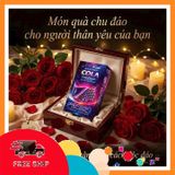 (Che Tên Khi Giao) Bao Cao Su Love Kiss Maxxmen Cola Hộp 12 Cái – Gân Gai Kéo Dài Thời Gian, Hương Cola Ngọt Ngào - Hộp 12 Cái Hỗ Trợ 24/7