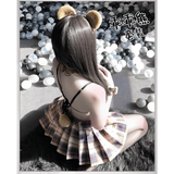 Cosplay Gấu Nâu Anime Có Đuôi Sexy Gợi Cảm Set Ngủ Hóa Trang Teddy Bear Kèm Phụ Kiện Dễ Thương Cao Cấp - N892