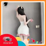 (Che Tên Khi Giao) Cosplay Gấu Bông Anime Dáng Ôm Dễ Thương Thanh Lịch Đồ Ngủ Gợi Cảm Bé Cừu Trắng Kèm Phụ Kiện Cao Cấp - N894 Trắng Giao Nhanh Toàn Quốc