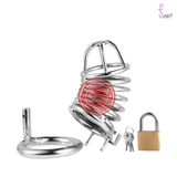 (Snapshop) Khóa Dương Vật Inox Lưới Có Ổ Khóa Rời K2 Chính Hãng