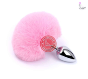 (Snapshop) Đuôi Thỏ Inox Gắn Hậu Môn Nhiều Màu Chính Hãng