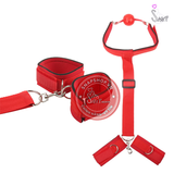 (Snapshop) Set Khóa Miệng Trói Tay BDSM Chính Hãng