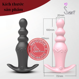 (Snapshop) Máy Rung Hậu Môn Anal Plug 6 Chế Độ Rung Chính Hãng