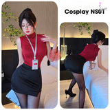 (Snapshop) Bộ Cosplay Nữ Thư Ký NS01 Chính Hãng