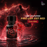 (Snapshop) Chai hít tăng khoái cảm Popper PWD USA Fist Red - Chai 10ml Chính Hãng
