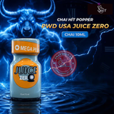 (Snapshop) Chai hít tăng khoái cảm Popper PWD USA Juice Zero - Chai 10ml Chính Hãng
