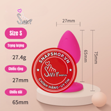 (Snapshop) Phích Cắm Hậu Môn Silicone Đính Đá Plug2 Chính Hãng