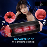 (Snapshop) Âm đạo giả 2 đầu Jiuai Jiba Pro Chính Hãng