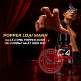 (Snapshop) Chai hít tăng khoái cảm Popper PWD USA C4 Red - Chai 10ml Chính Hãng
