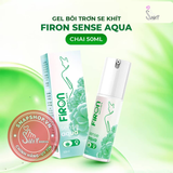 (Snapshop) Gel bôi trơn Firon Sense Aqua - Se khít âm đạo và tăng khoái cảm nữ, tinh chất lô hội - Chai 50ml Chính Hãng