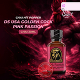 (Snapshop) Chai hít tăng khoái cảm Popper DS USA Golden Cock Pink Passion - Chai 30ml Chính Hãng