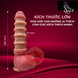 (Snapshop) Dương vật giả dính tường, hàng khủng Bamboo Shoot Dildos Chính Hãng