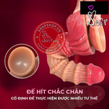 (Snapshop) Dương vật giả dính tường, hàng khủng Bamboo Shoot Dildos Chính Hãng
