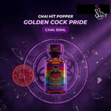 (Snapshop) Chai hít tăng khoái cảm Popper DS USA Golden Cock Pride - Chai 30ml Chính Hãng